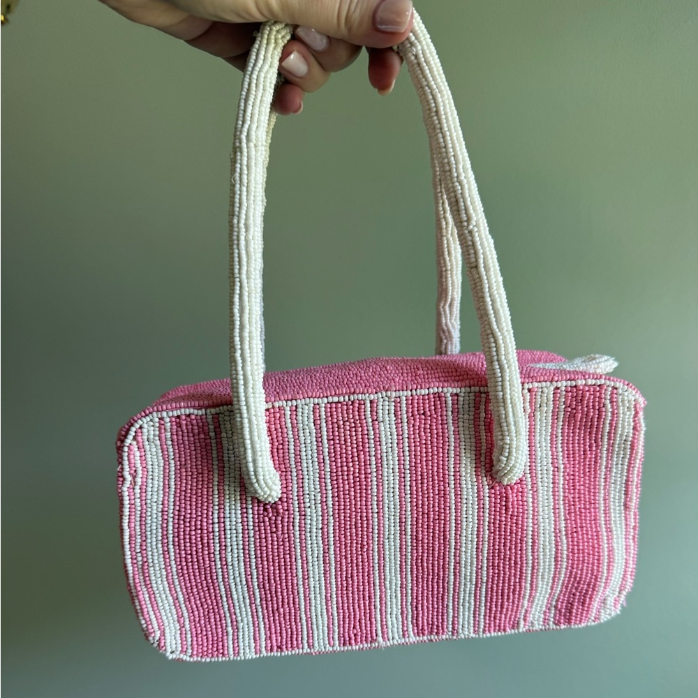 NWT - Anthropologie Beaded Box-Shaped Bag - Picture 4 of 7